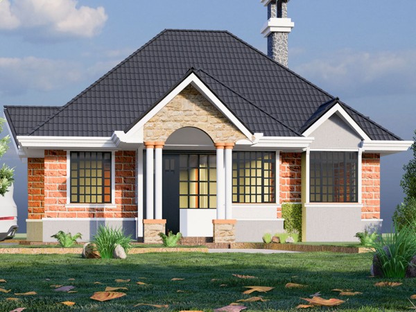 Tevvo Build 3 Bedroom Bungalow Three Bedroom CP-004