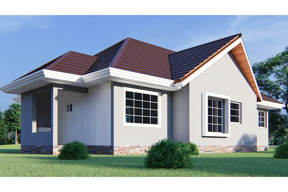 Tevvo Build 2 bedroom Plan Two Bedroom BP-003